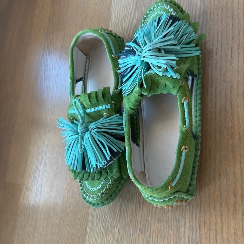 Carven tassel loafers with cut-out detailing - Picture 4 of 10